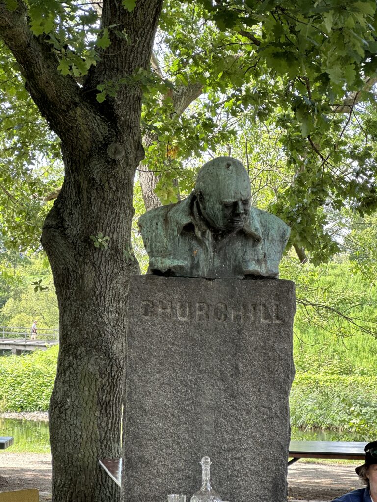 Winston Churchill Statue in Churchill Parken