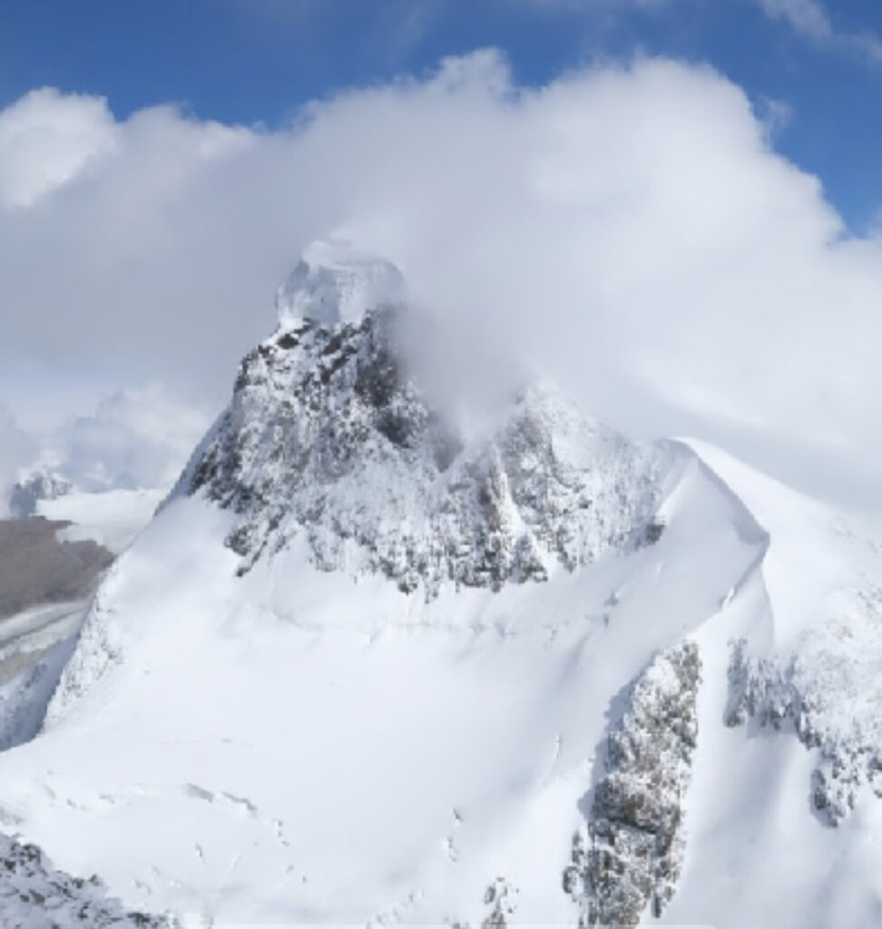 Matterhorn in the clouds